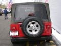 2003 Flame Red Jeep Wrangler Sport 4x4  photo #6