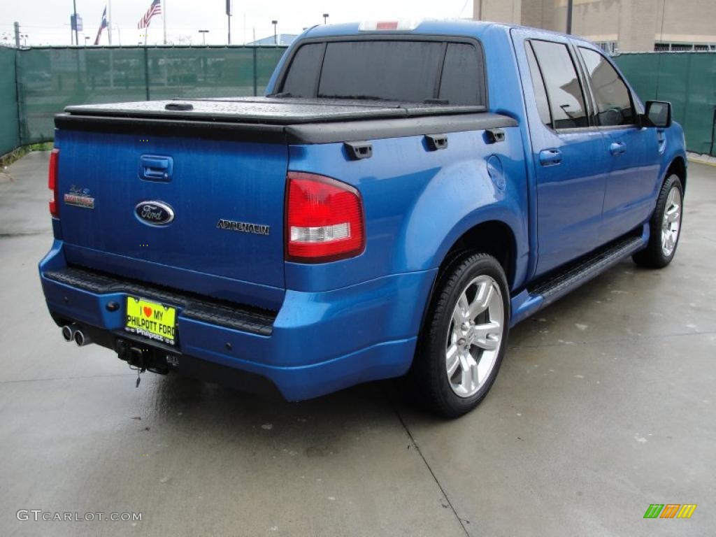 Blue Flame Metallic 2010 Ford Explorer Sport Trac Adrenalin Exterior Photo #43249502