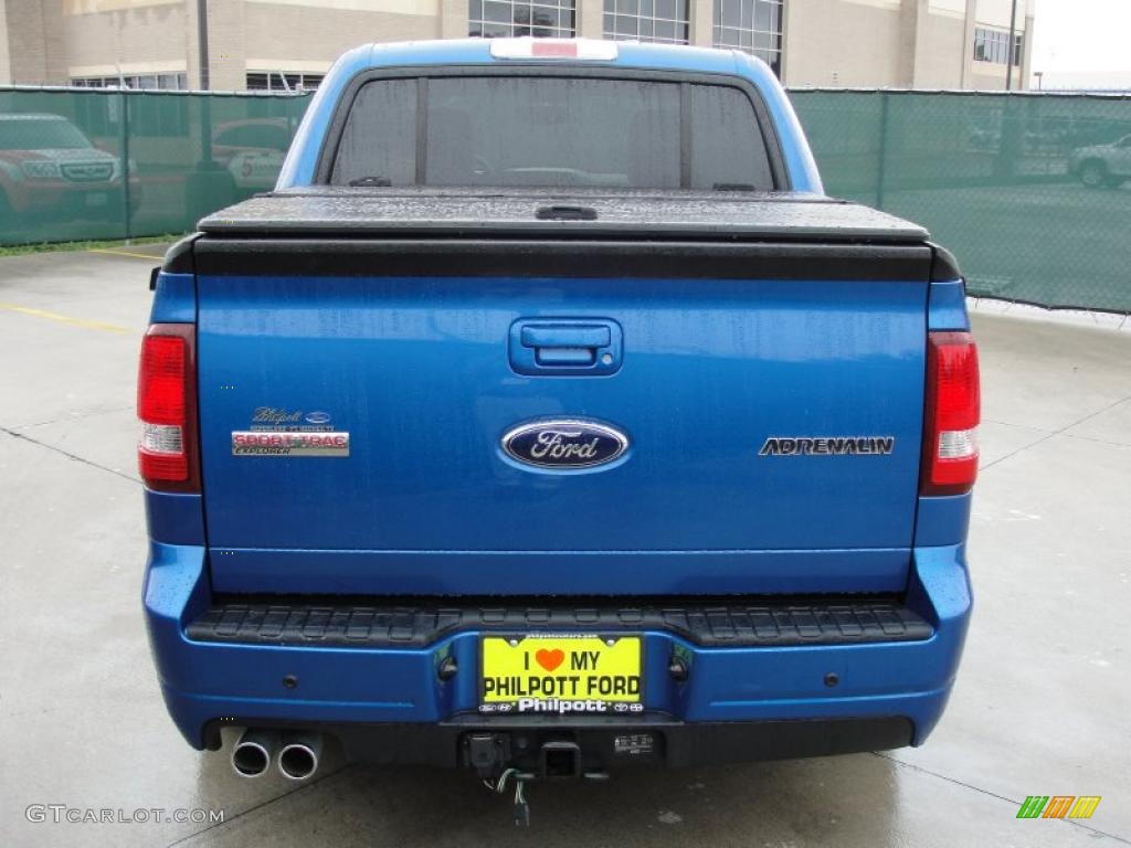 Blue Flame Metallic 2010 Ford Explorer Sport Trac Adrenalin Exterior Photo #43249514