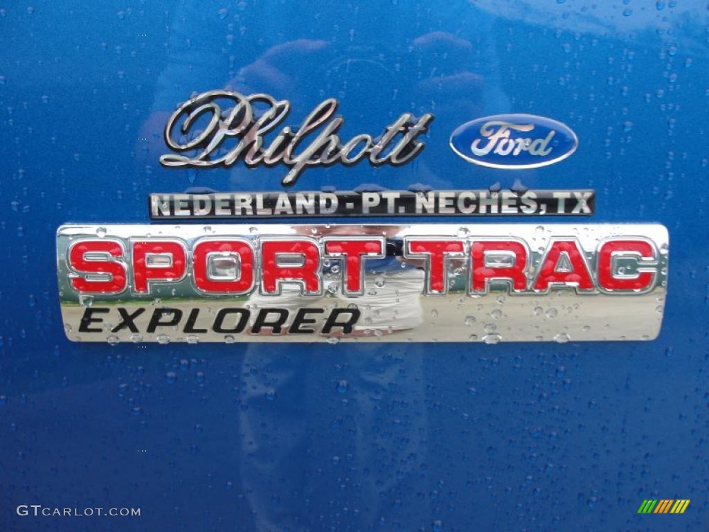 2010 Explorer Sport Trac Adrenalin - Blue Flame Metallic / Adrenalin Charcoal Black photo #22