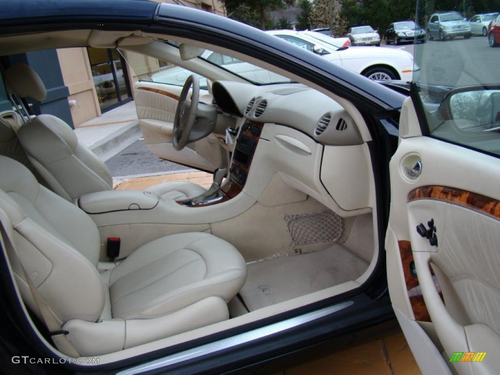Stone Interior 2004 Mercedes-Benz CLK 320 Cabriolet Photo #43250054