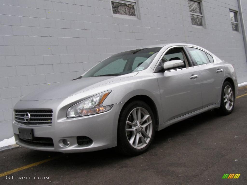 Radiant Silver Metallic 2009 Nissan Maxima 3.5 SV Exterior Photo #43250116