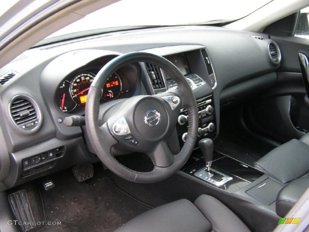 2009 Nissan Maxima 3.5 SV Charcoal Dashboard Photo #43250250