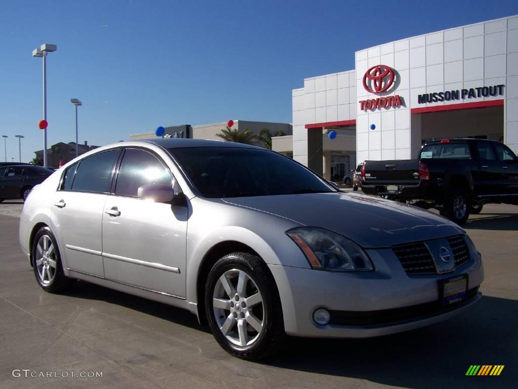 Liquid Silver Metallic Nissan Maxima