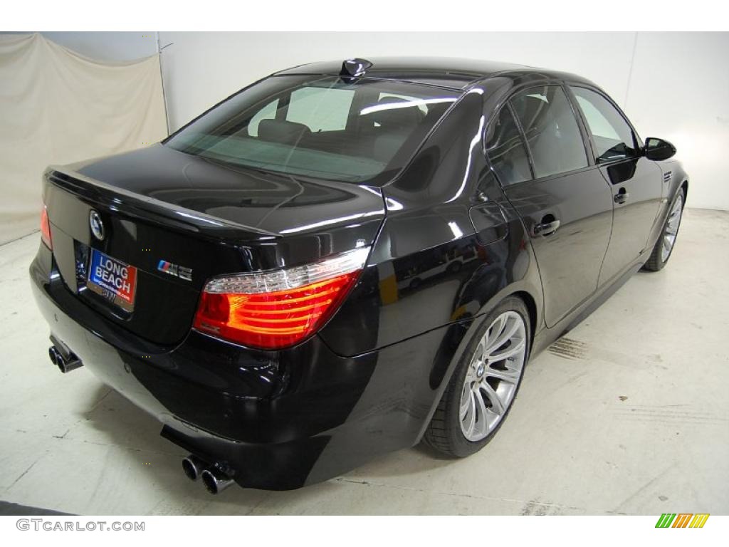 Black Sapphire Metallic 2008 BMW M5 Sedan Exterior Photo #43250834