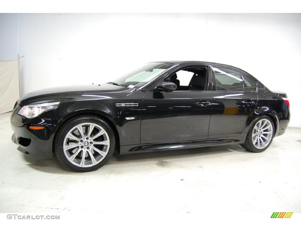 Black Sapphire Metallic 2008 BMW M5 Sedan Exterior Photo #43250878
