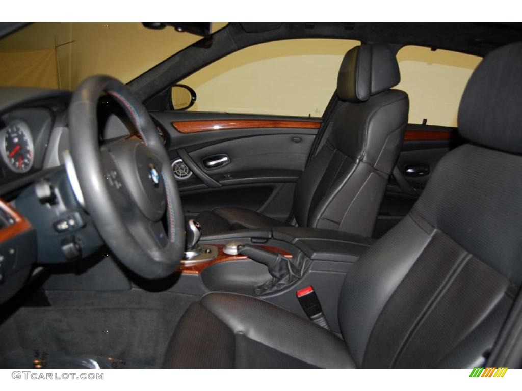 Black Interior 2008 BMW M5 Sedan Photo #43250970