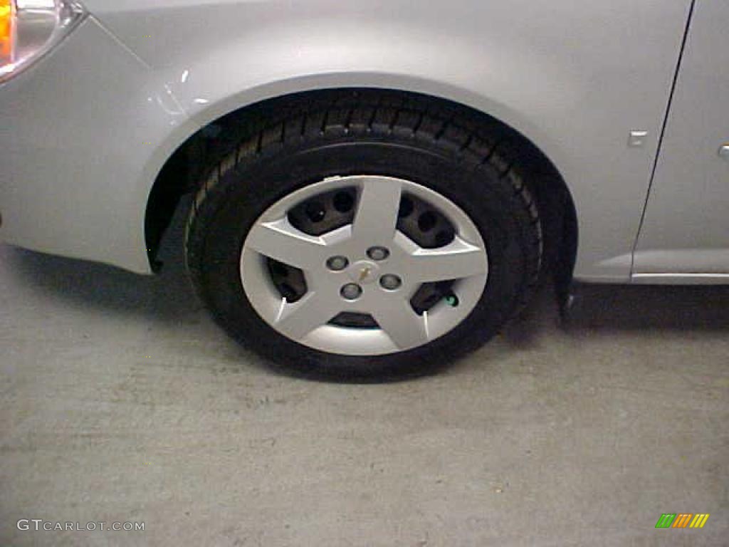 2007 Cobalt LT Sedan - Ultra Silver Metallic / Gray photo #24