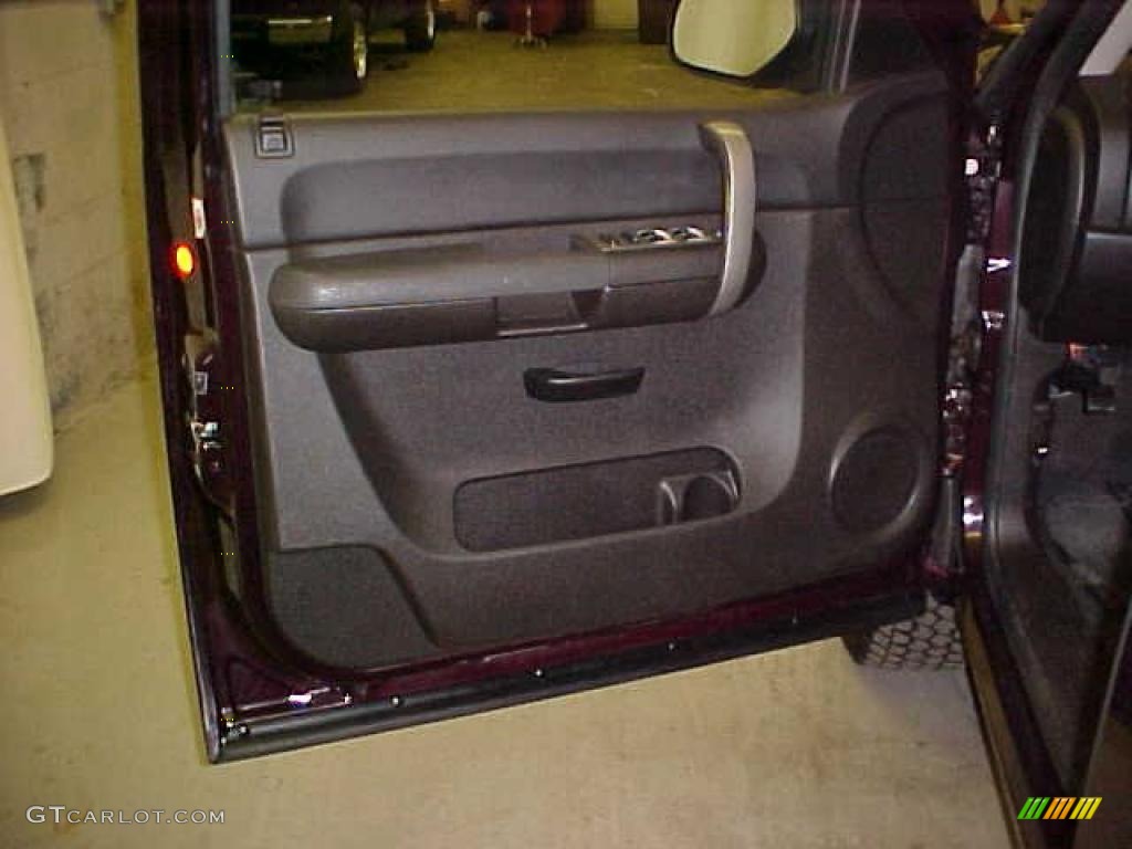 2008 Silverado 1500 Z71 Extended Cab - Dark Cherry Metallic / Ebony photo #15