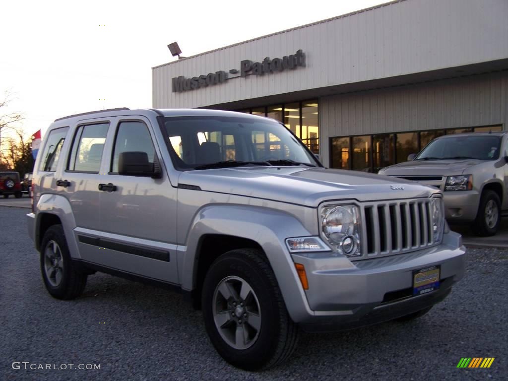 2008 Liberty Sport - Bright Silver Metallic / Pastel Slate Gray photo #1