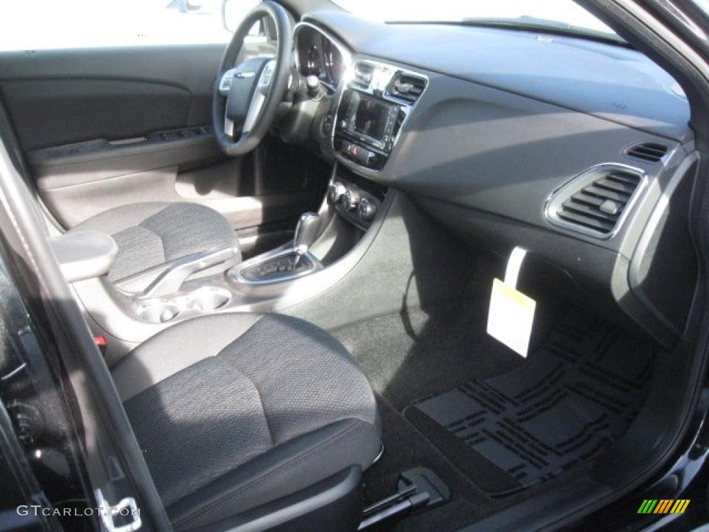 2011 Chrysler 200 Touring Black Dashboard Photo #43256042