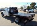 2009 Bright White Dodge Ram 4500 SLT Crew Cab 4x4 Flat Bed Stake Truck  photo #6