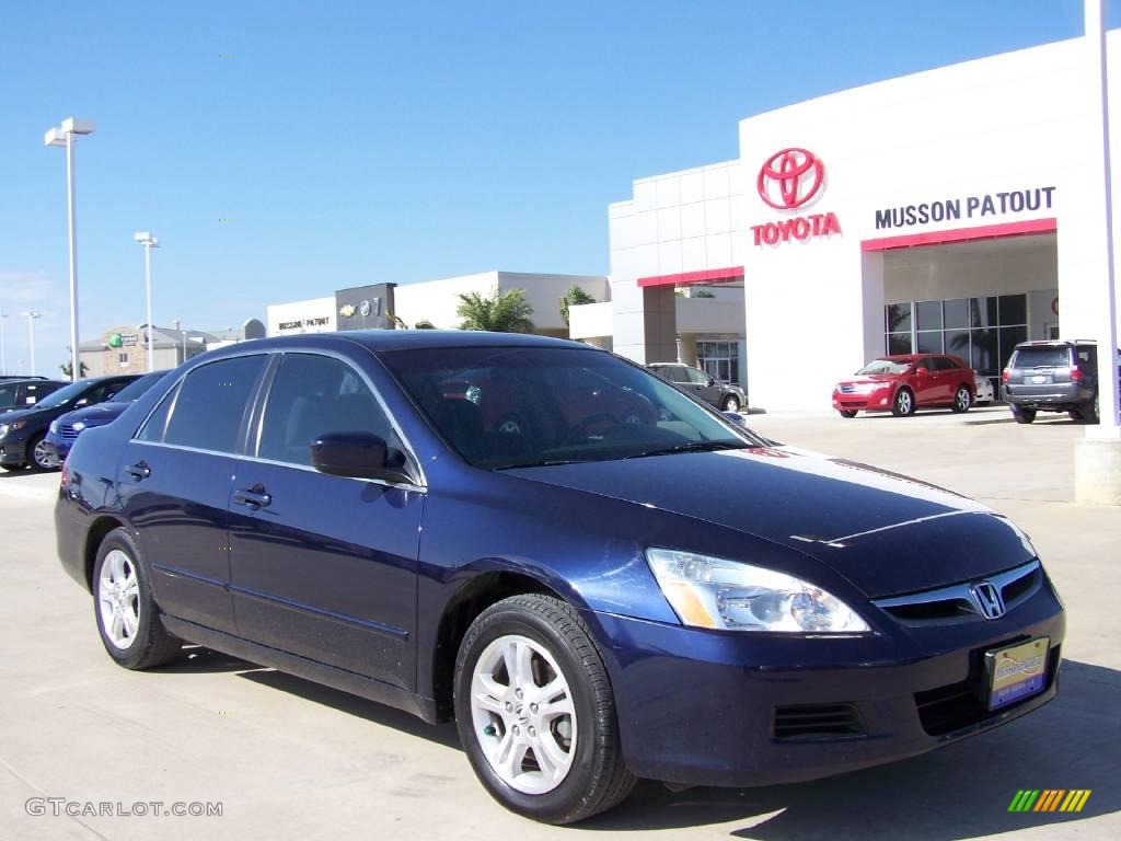 2006 Accord EX Sedan - Royal Blue Pearl / Gray photo #1