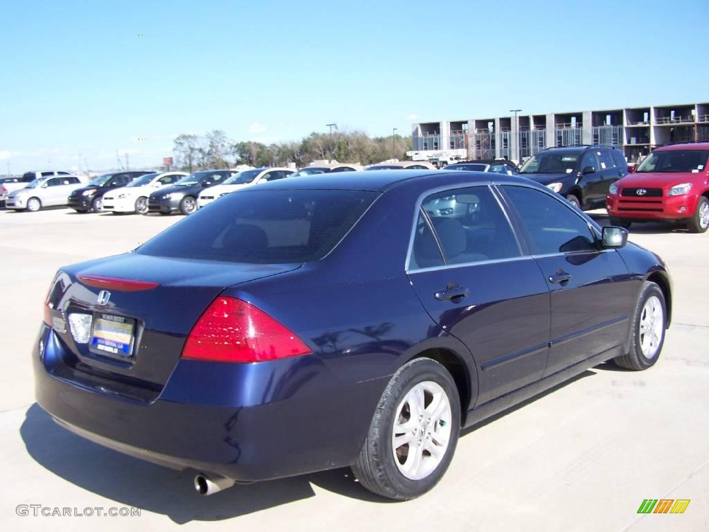 2006 Accord EX Sedan - Royal Blue Pearl / Gray photo #3