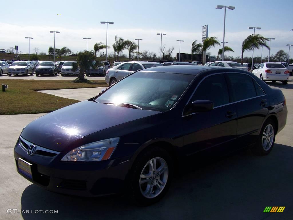 2006 Accord EX Sedan - Royal Blue Pearl / Gray photo #6