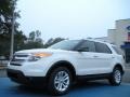 2011 White Suede Ford Explorer XLT  photo #1