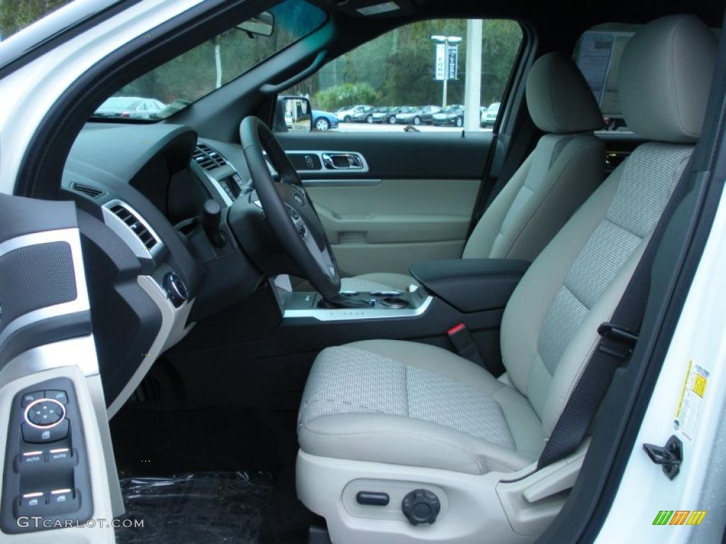 Medium Light Stone Interior 2011 Ford Explorer XLT Photo #43257494