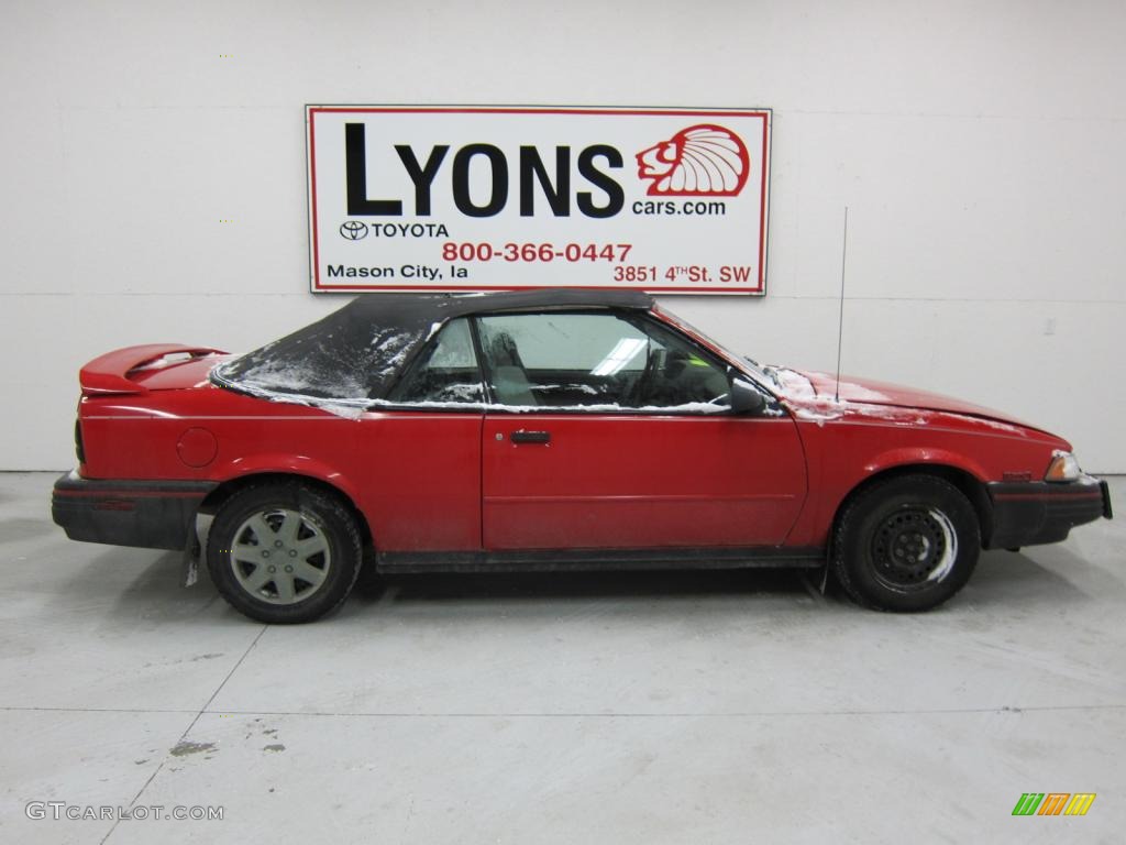 1994 Cavalier RS Convertible - Torch Red / Gray photo #3