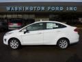 2011 Oxford White Ford Fiesta SEL Sedan  photo #1