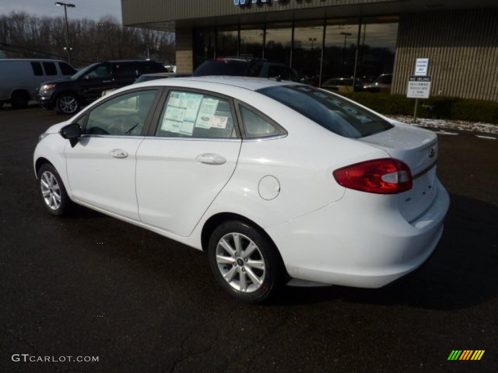Oxford White 2011 Ford Fiesta SEL Sedan Exterior Photo #43261002
