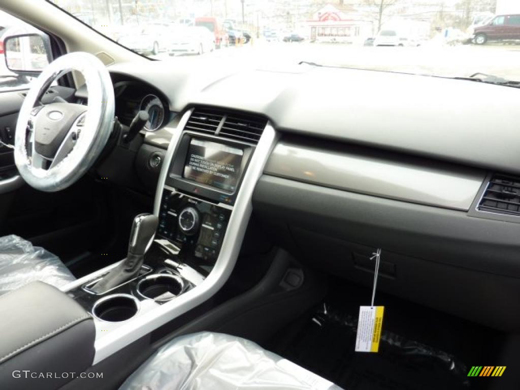 2011 Ford Edge Sport AWD Charcoal Black/Silver Smoke Metallic Dashboard Photo #43262802