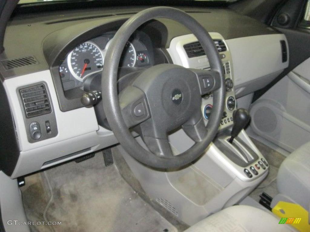2005 Equinox LS AWD - Dark Silver Metallic / Light Gray photo #20