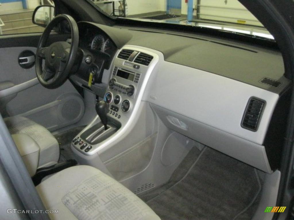 2005 Equinox LS AWD - Dark Silver Metallic / Light Gray photo #35