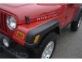 2004 Flame Red Jeep Wrangler Rubicon 4x4  photo #13