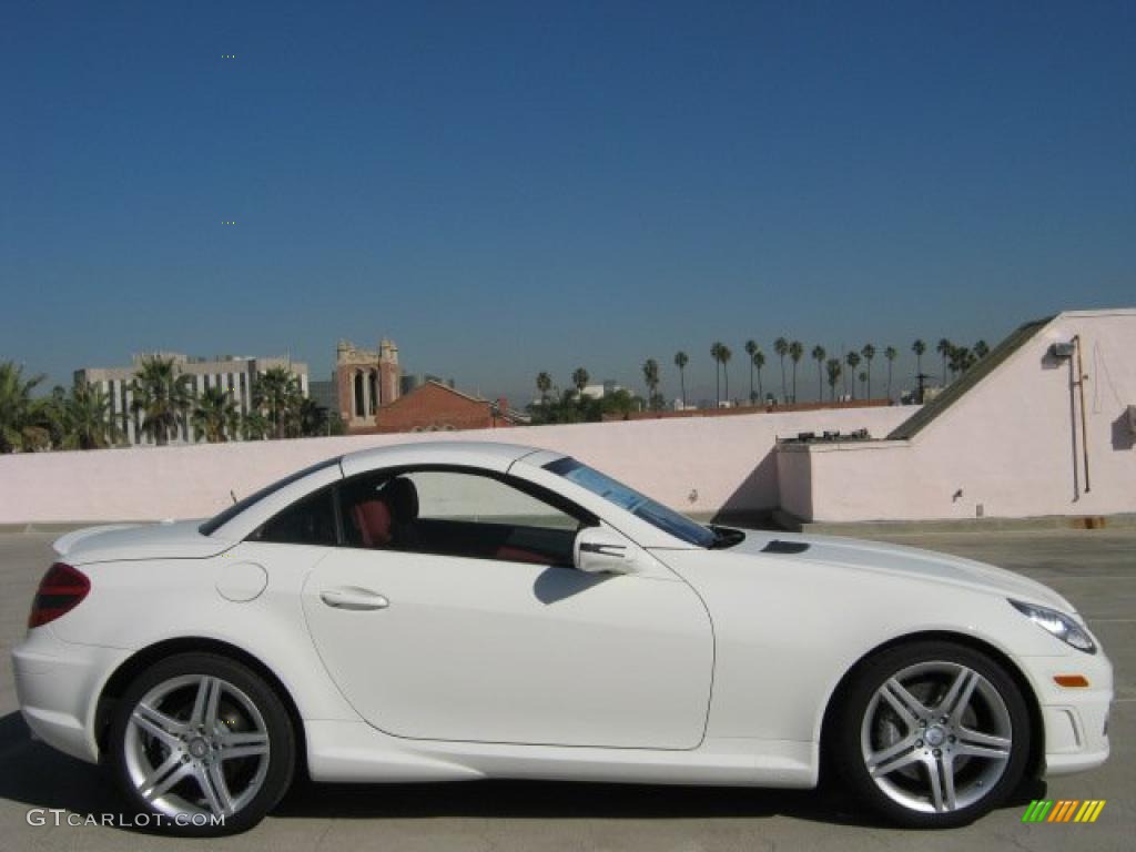 Arctic White 2011 Mercedes-Benz SLK 350 Roadster Exterior Photo #43264842