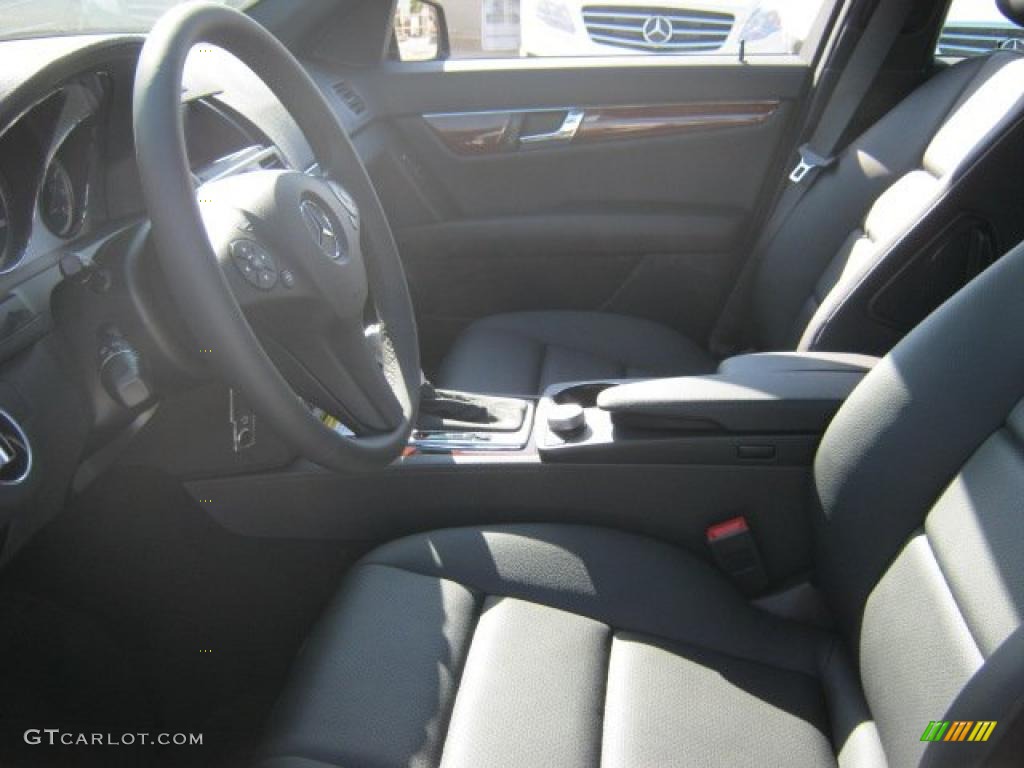 Black Interior 2011 Mercedes-Benz C 300 Sport Photo #43265242