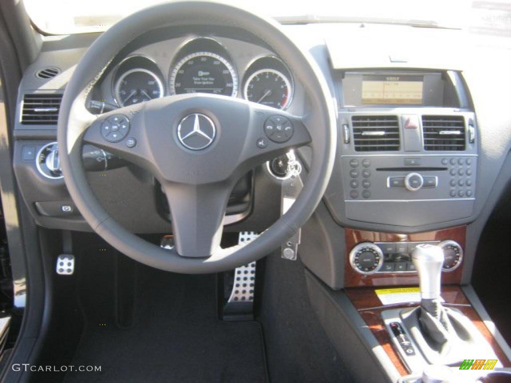 2011 Mercedes-Benz C 300 Sport Black Dashboard Photo #43265258