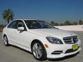 Arctic White 2011 Mercedes-Benz C 300 Sport Exterior