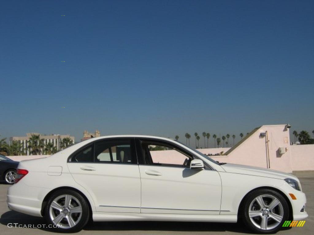 Arctic White 2011 Mercedes-Benz C 300 Sport Exterior Photo #43265302