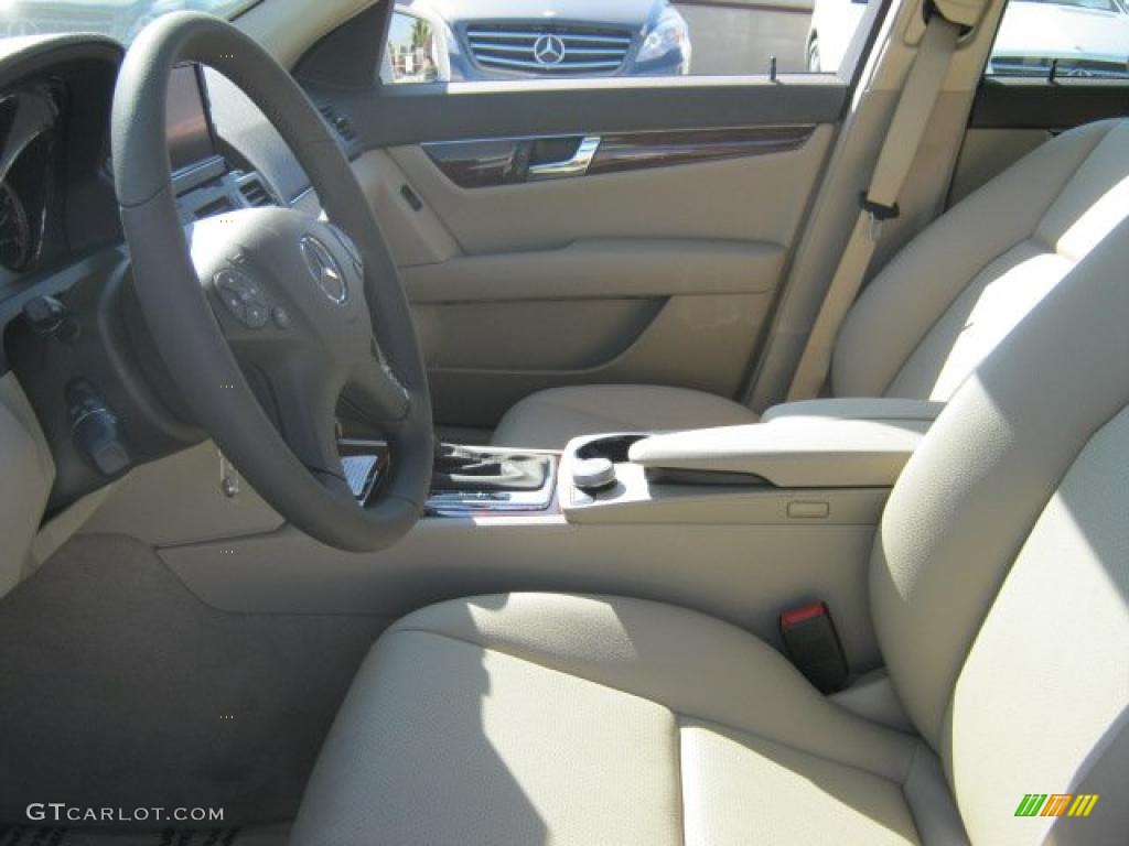 Almond/Mocha Interior 2011 Mercedes-Benz C 300 Sport Photo #43265330