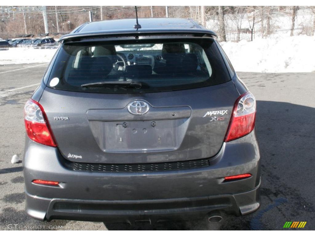 2009 Matrix XRS - Magnetic Gray Metallic / Dark Charcoal photo #6