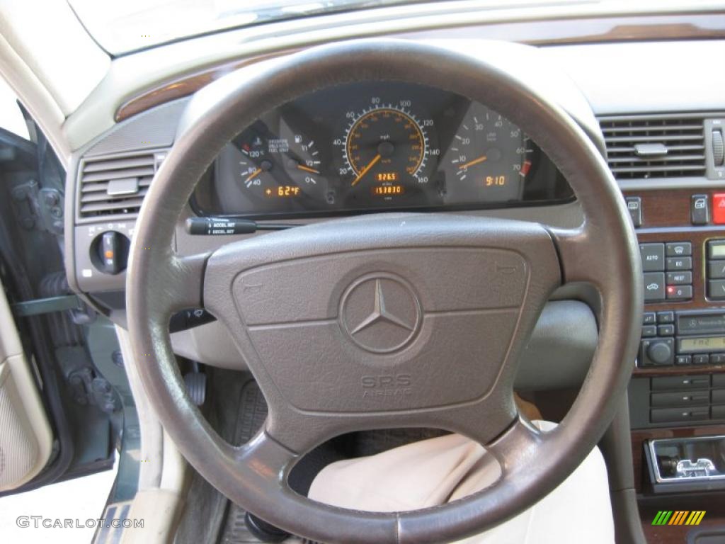 1994 Mercedes-Benz C 280 Sedan Parchment Steering Wheel Photo #43266530