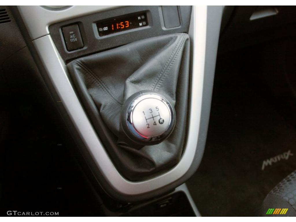 2009 Toyota Matrix XRS 5 Speed Manual Transmission Photo #43266782