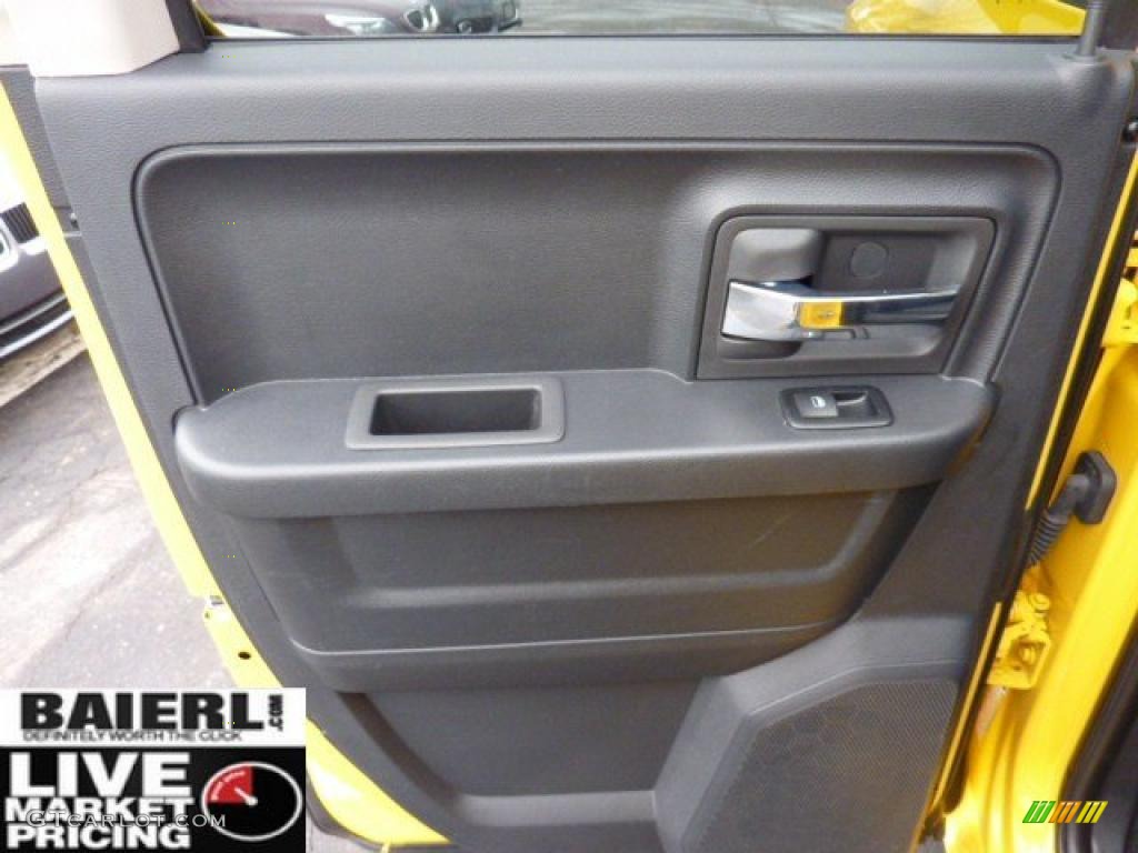 2009 Ram 1500 Sport Quad Cab 4x4 - Detonator Yellow / Dark Slate/Medium Graystone photo #14