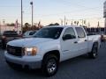 2008 Summit White GMC Sierra 1500 SLE Crew Cab 4x4  photo #7