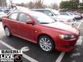 2009 Rally Red Pearl Mitsubishi Lancer GTS  photo #1