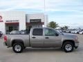 2008 Steel Gray Metallic GMC Sierra 1500 SLE Crew Cab 4x4  photo #2