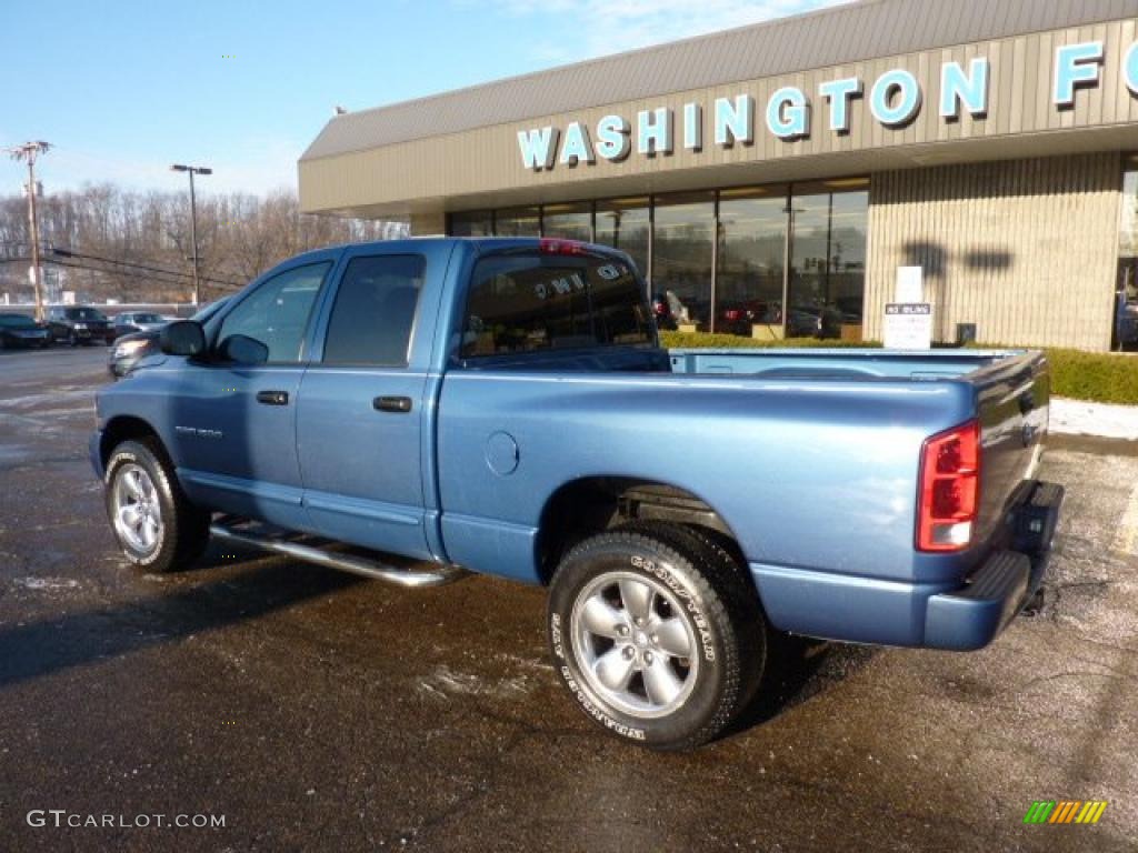 2005 Ram 1500 Sport Quad Cab 4x4 - Atlantic Blue Pearl / Dark Slate Gray photo #2