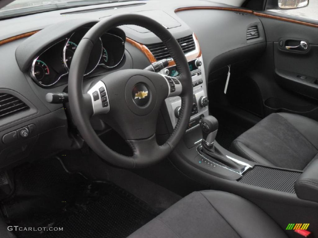 Ebony Interior 2011 Chevrolet Malibu LT Photo #43271542