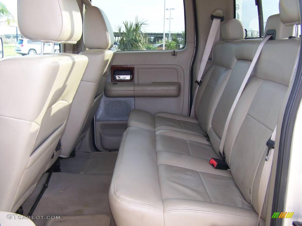 2006 F150 Lariat SuperCrew 4x4 - Smokestone Metallic / Tan photo #10