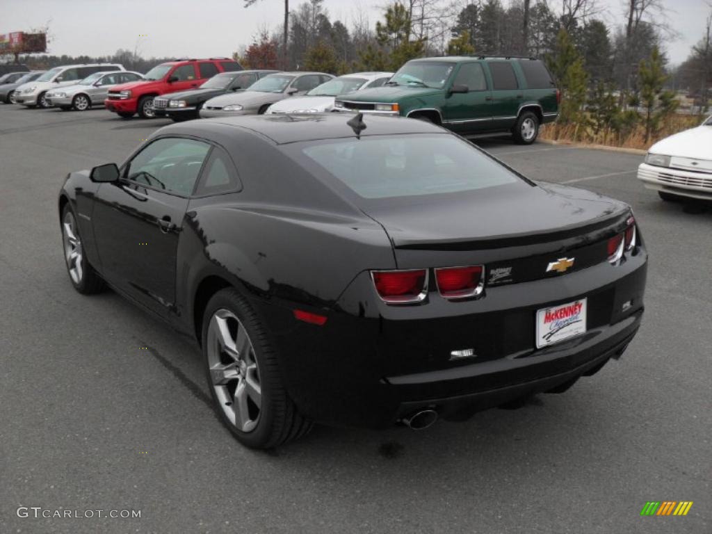 2011 Camaro SS/RS Coupe - Black / Black photo #2