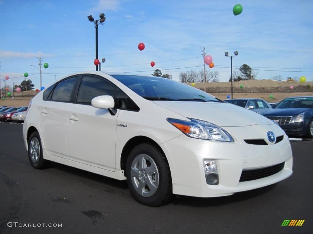 Blizzard White Pearl 2011 Toyota Prius Hybrid II Exterior Photo #43276958