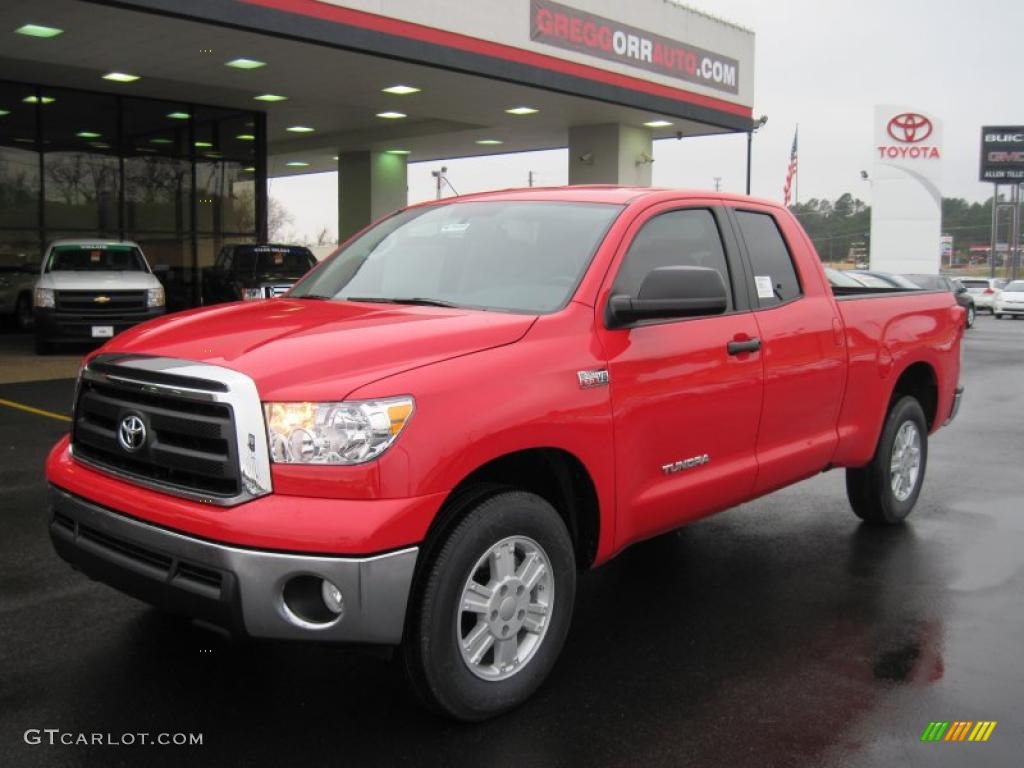 2011 Tundra Double Cab - Radiant Red / Graphite Gray photo #1