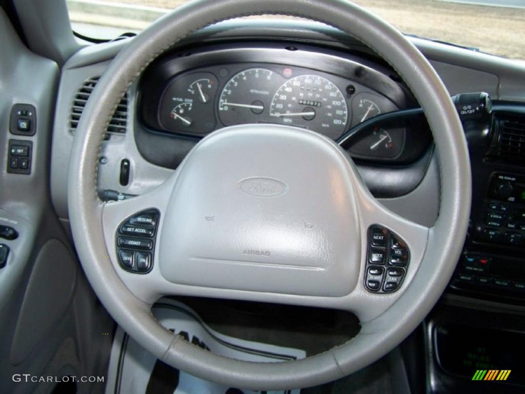 1998 Ford Explorer Limited Medium Graphite Steering Wheel Photo #43278566