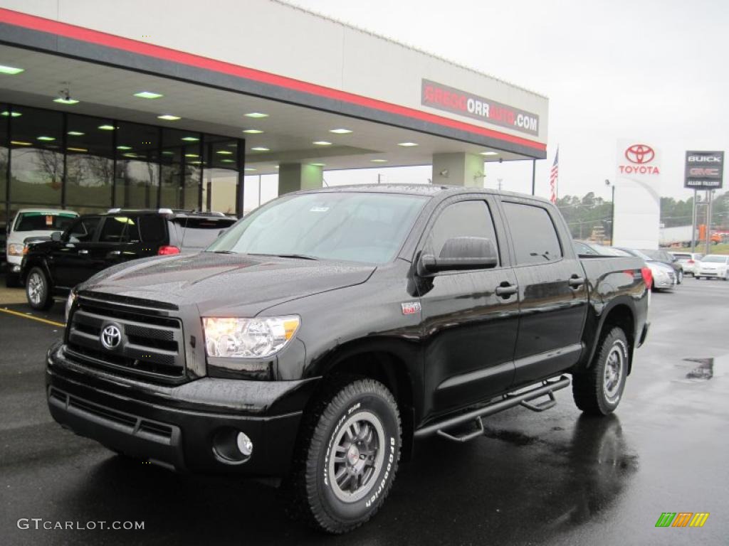 2011 Tundra TRD Rock Warrior CrewMax 4x4 - Black / Black photo #1