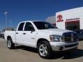 2008 Bright White Dodge Ram 1500 Big Horn Edition Quad Cab  photo #1